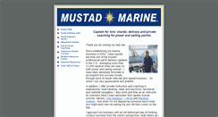 Desktop Screenshot of mustadmarine.com